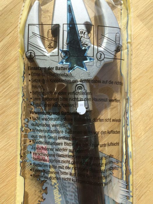 іграшка Чарівна паличка. Спис з підсвіткою