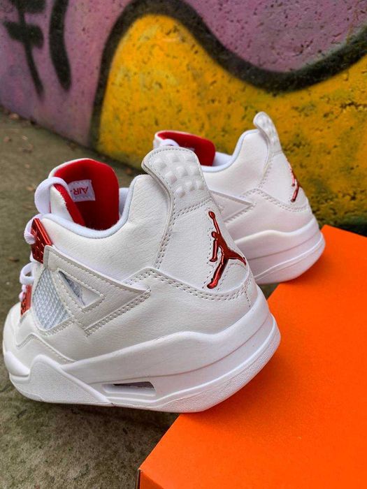 Nike Air Jordan 4 metallic red damskie meskie buty trampki 36 - 45