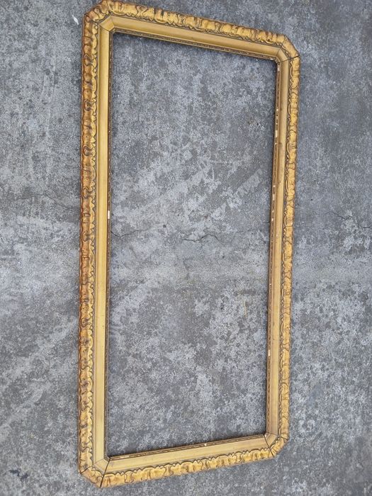 Stara złocona rama 134x66cm