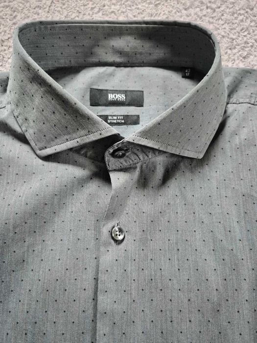 Koszula męska wizytowa do garnituru HUGO BOSS rozmiar XL 43  Slim Fit