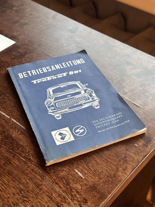 Trabant 601 instrukcja plus schemat