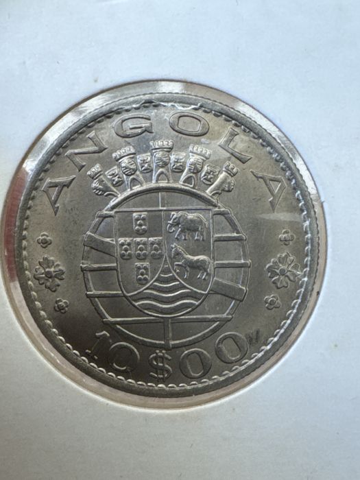 Moeda 10$ 1969 Angola