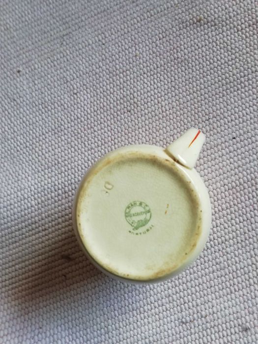 canecas muito antigas louça sacavem comemoração coroação reis