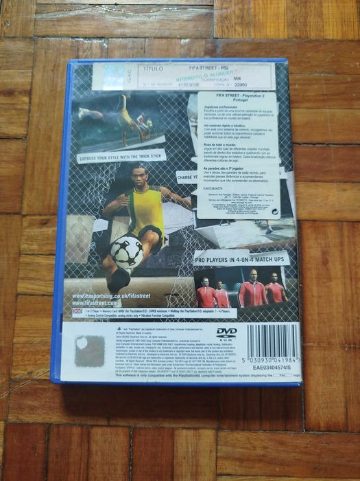 PS2 Caixa Fifa Street