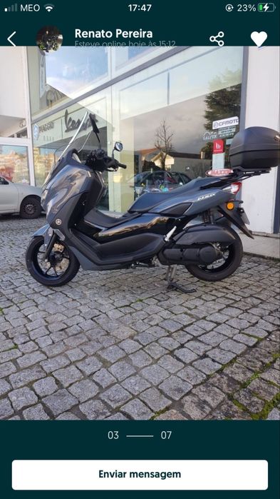 Yamaha - N  Max 125 + Topcase + Capacete