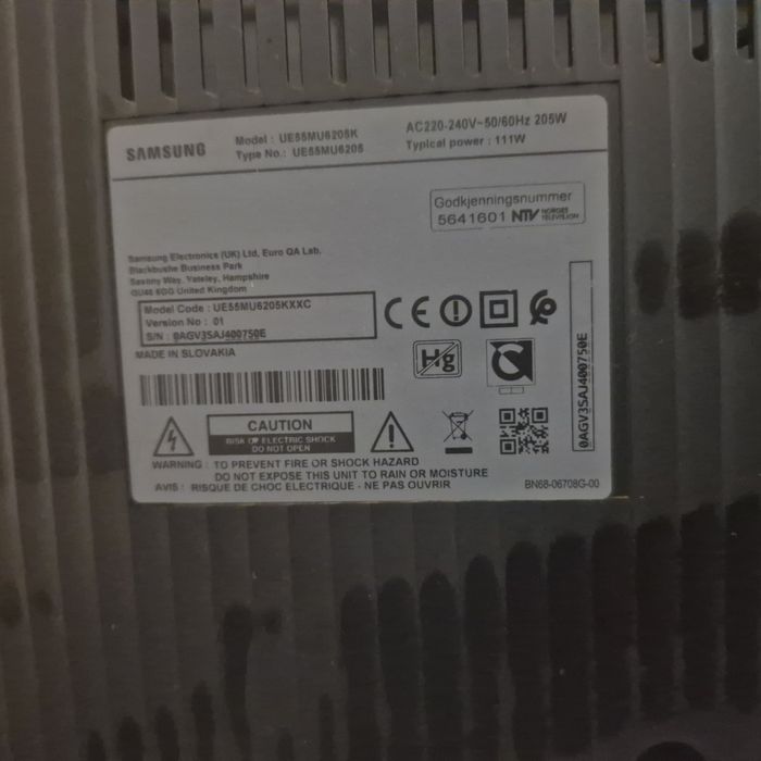 TV SAMSUNG 55 Polegadas avariada461871365657077762