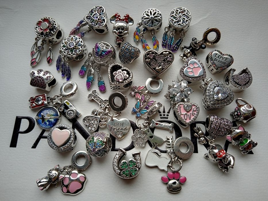 Новые серебряные шармы, бусины 925, шарми, срiбло