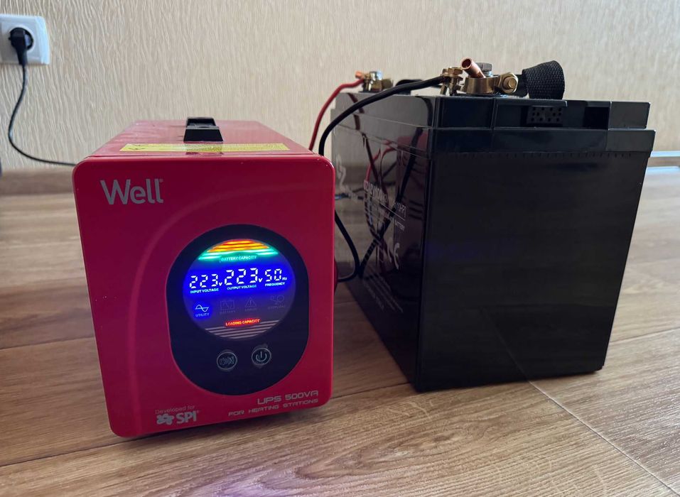 ИБП 500 Вт с чистой синусоидой под внешний аккумулятор