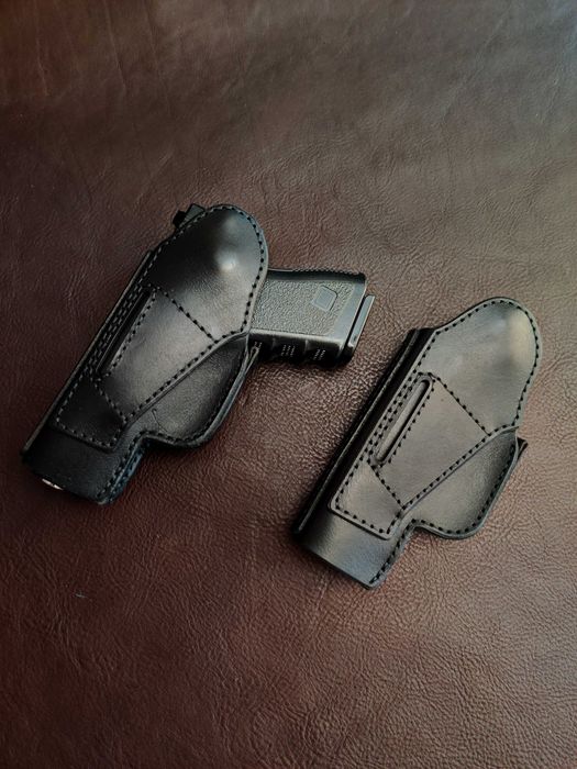 Шкіряна кобура  Glock 19, Глок 17, Форт 17, CZ P-10 C, H&K SFP 9