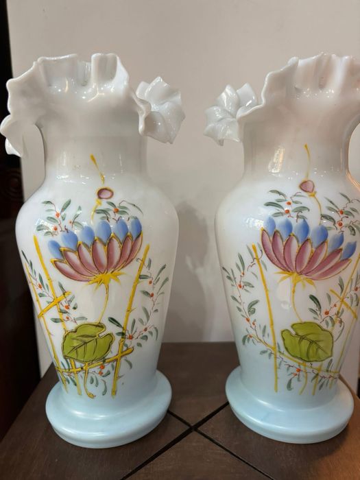 Jarras opalinas centanarias vidro sopro