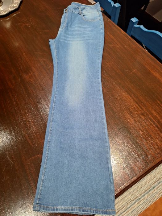 Calças ganga senhora