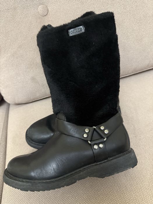 Чобітки дитячі для дівчинки Prada