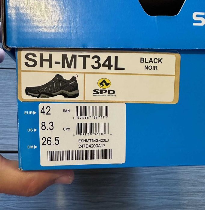 Sapatos BTT / estrada Shimano SH-MT34L como novos na caixa original