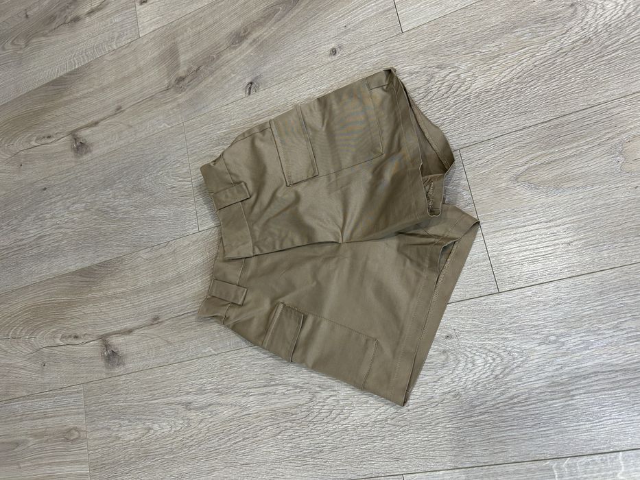 Кроп-шорти темно-бежеві | оригінал | розмір XS (32)