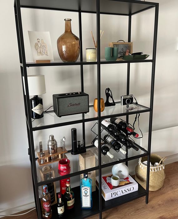 Estante de vidro IKEA