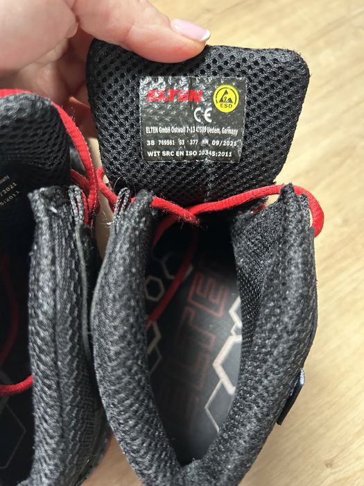 Buty robocze wysokie jesienno zimowe Elten r 38/39 stan idealny