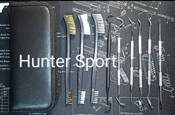 Набір для чищення нарізної зброї West Lake Tactical. Для АК АР серії Sig Sauer Colt Cz Bren та інших (-5,45 -5,6 -.223 -.308  калібру)