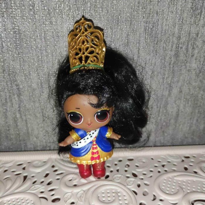 кукла лялька lol omg принцесса  с волосами