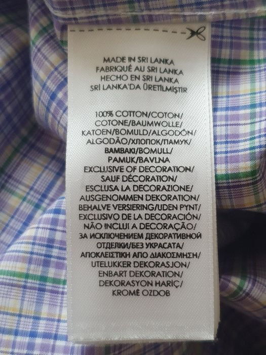 Koszula męska w kratkę