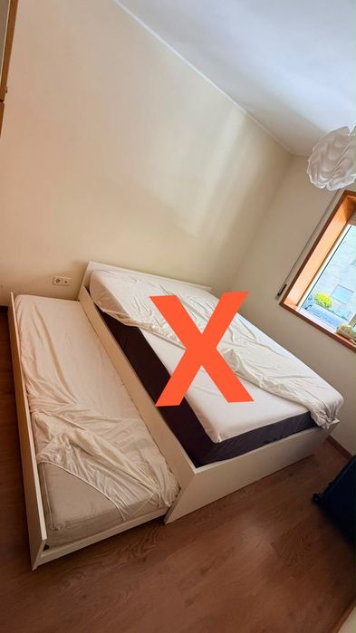 Cama Queen Size Com Gavetão – SEMINOVA!