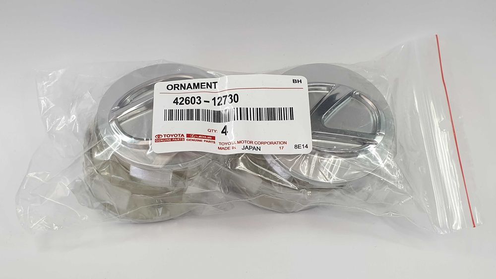 oryginalne dekielki KIA 58mm ASO kapsle dekle 4szt