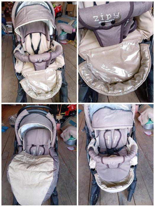 Коляска 2 в 1 Bedy merc zipy