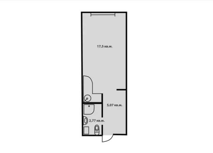 ТОП! Продаж 1-кімнтатної студії 24м2 з євро-ремонтом в ЖК Smart House