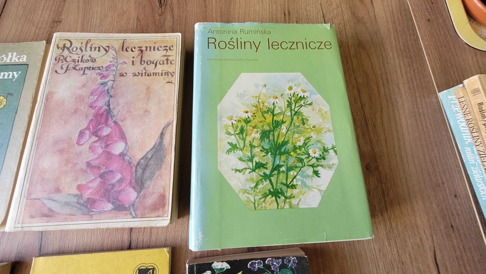 Rośliny Lecznicze inne książki o ziołach x 6