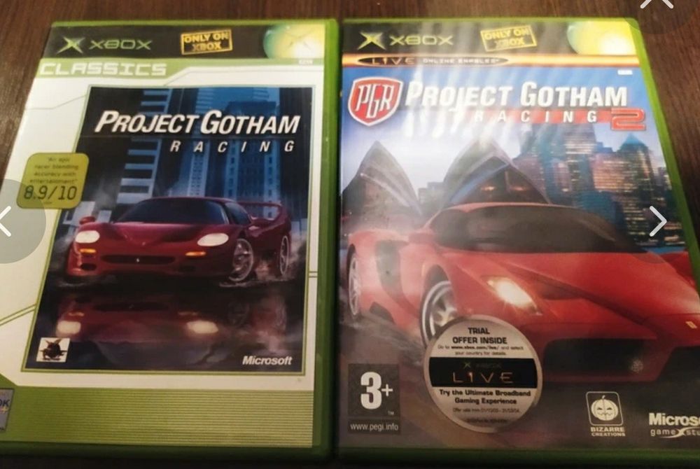 Project Gotham Racing 1 i 2 Xbox Classic