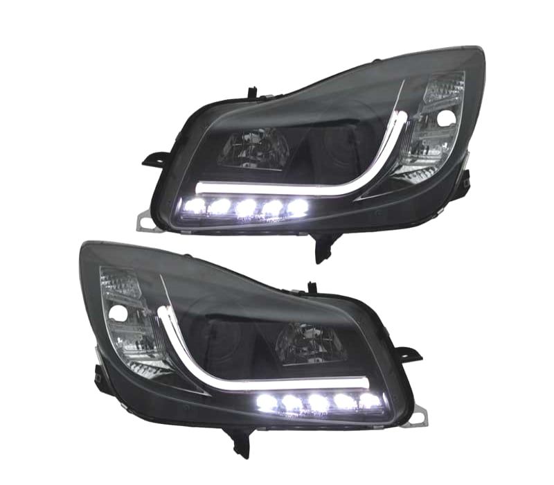 FARÓIS FRONTAIS OPEL INSIGNIA TUBE LIGHT LED LIM. SPORTSTOURER 08-13