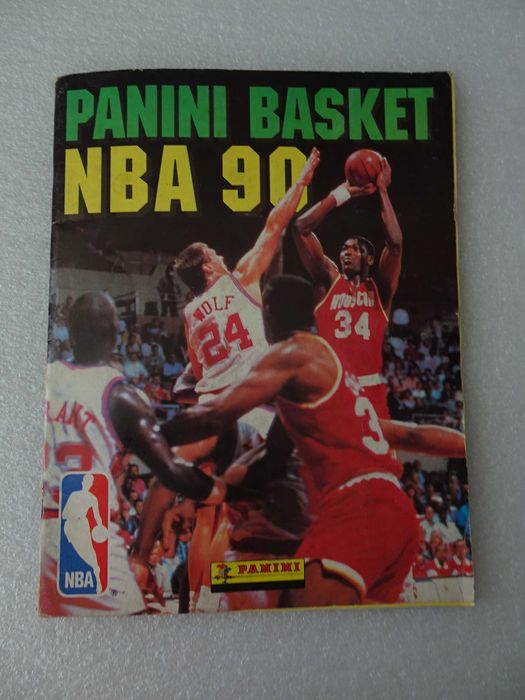 Caderneta de cromos Panini Basket NBA 90 (faltam 92 cromos)