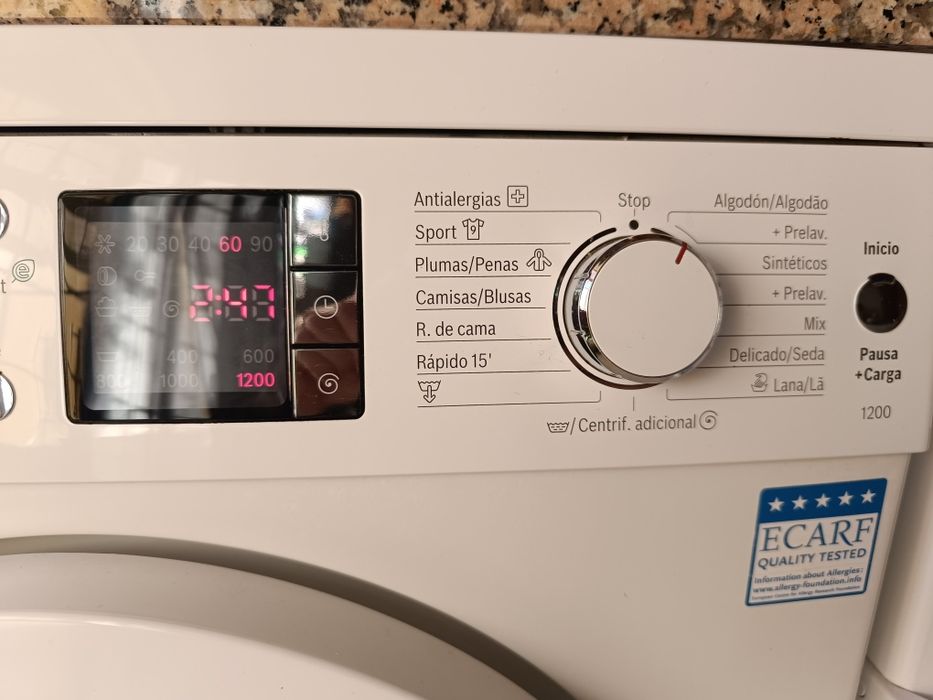 Máquina de lavar roupa Bosch