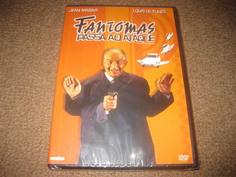 DVD "Fantomas Passa ao Ataque" com Louis de Funès/Selado64309735622019120