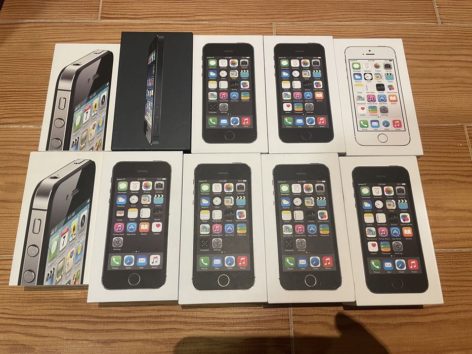 Caixas para iMac, iPad e iPhone.