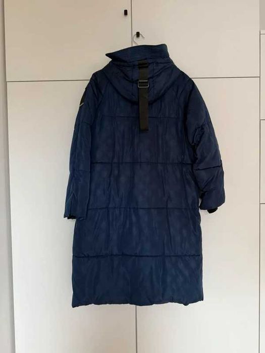 Granatowa ciepła kurtka L damska