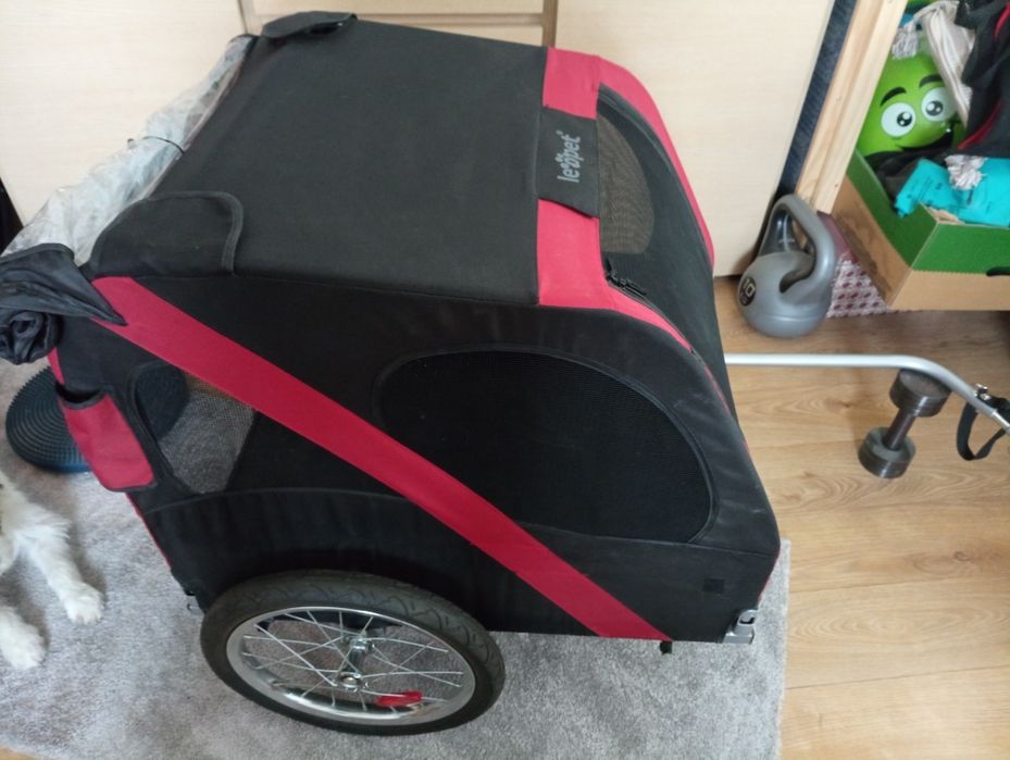 Przyczepka rowerowa dla psa