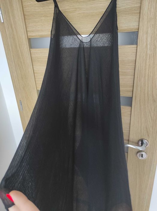 Narzutka plażowa czarna