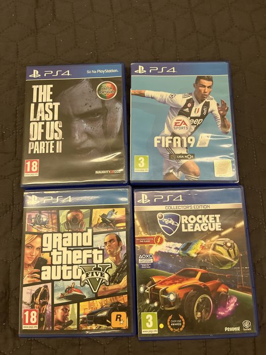 vendo jogos da ps4