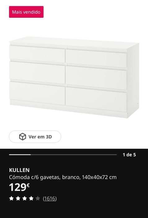 Comoda Branca IKEA