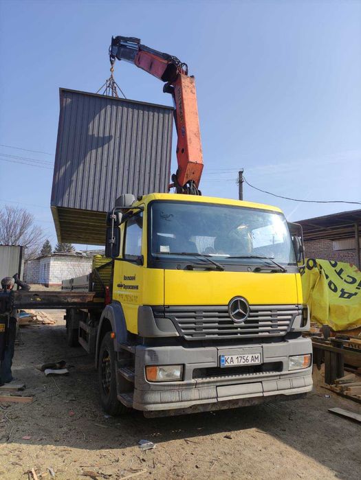 Послуги крана. Вантажоперевезення. Кран маніпулятор 12т.