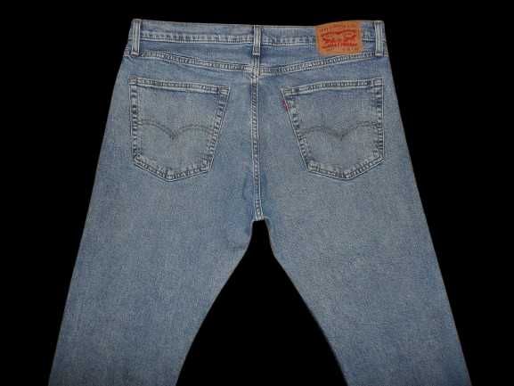 Spodnie dżinsy LEVIS 502 W36/L30=49/100cm idealne jeansy