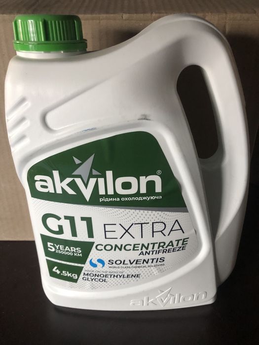 Антифриз концентрат Akvilon Extra G11 зелений 4,5 л
