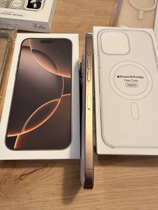 IPhone 16 Pro Max 256gb Desert Titanium, stan idealny, 97%, Polska!