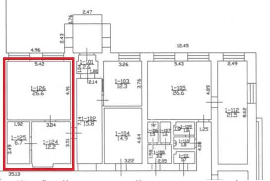 Оренда офісних приміщень, 45 кв.м., м. Чернігів, вул. Гонча, буд. 84.