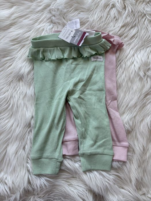 Spodenki niemowlęce z falbanką zestaw Sinsay 74
