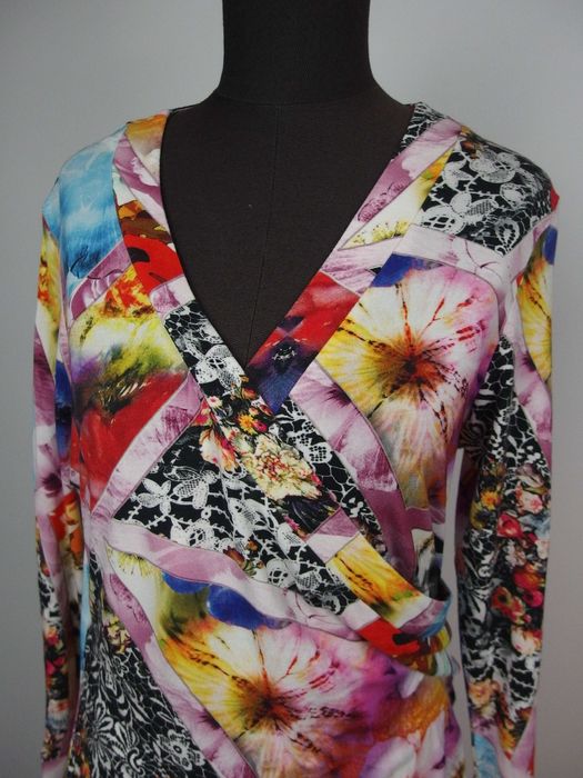 Kopertowa sukienka duńskiej marki MONGUL. R.L