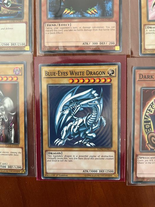 Cartas yugioh 1 edição 1996