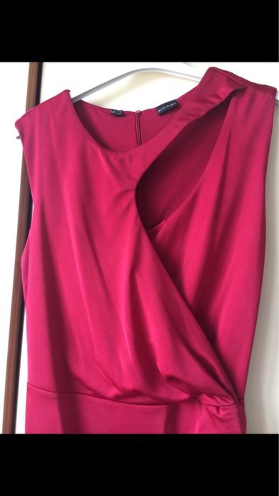 Czerwona/bordowa sukienka