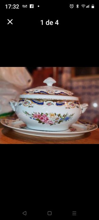 Terrina de porcelana Limoges