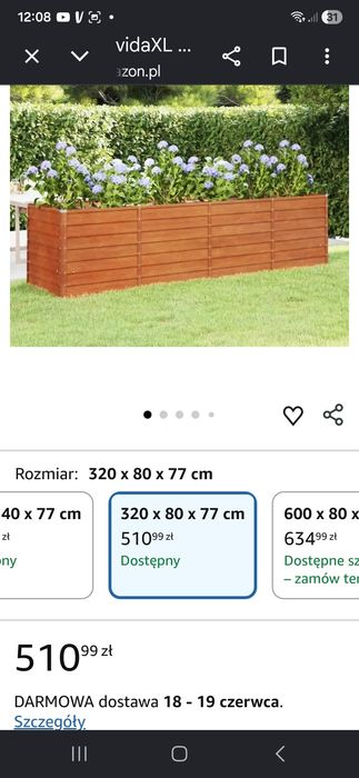 Donica ogrodowa duża
